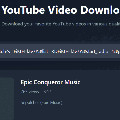 Yt — Youtube downloader
